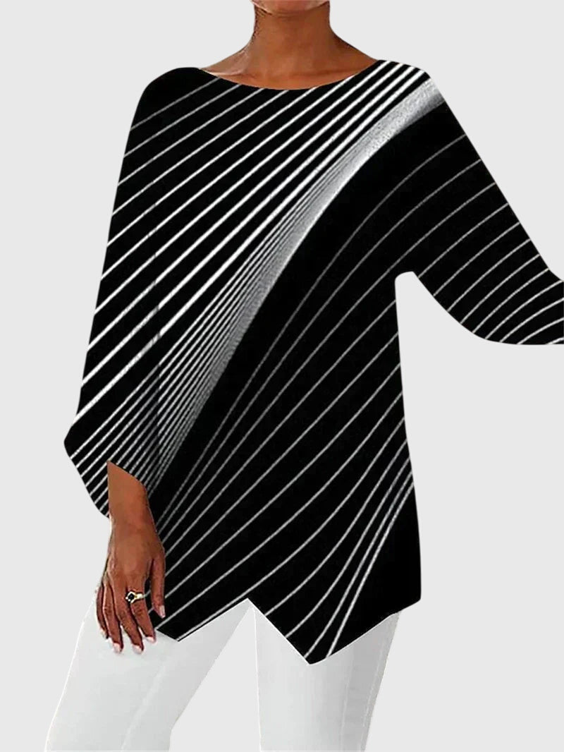 Modehus | Topp Elegant med Rund Hals
