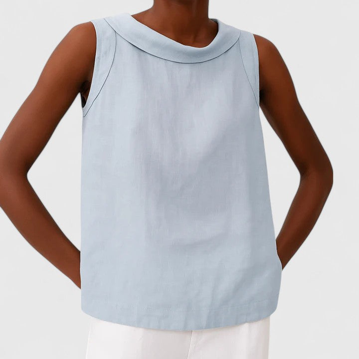 Modehus | Top Elegant med Rullekrage