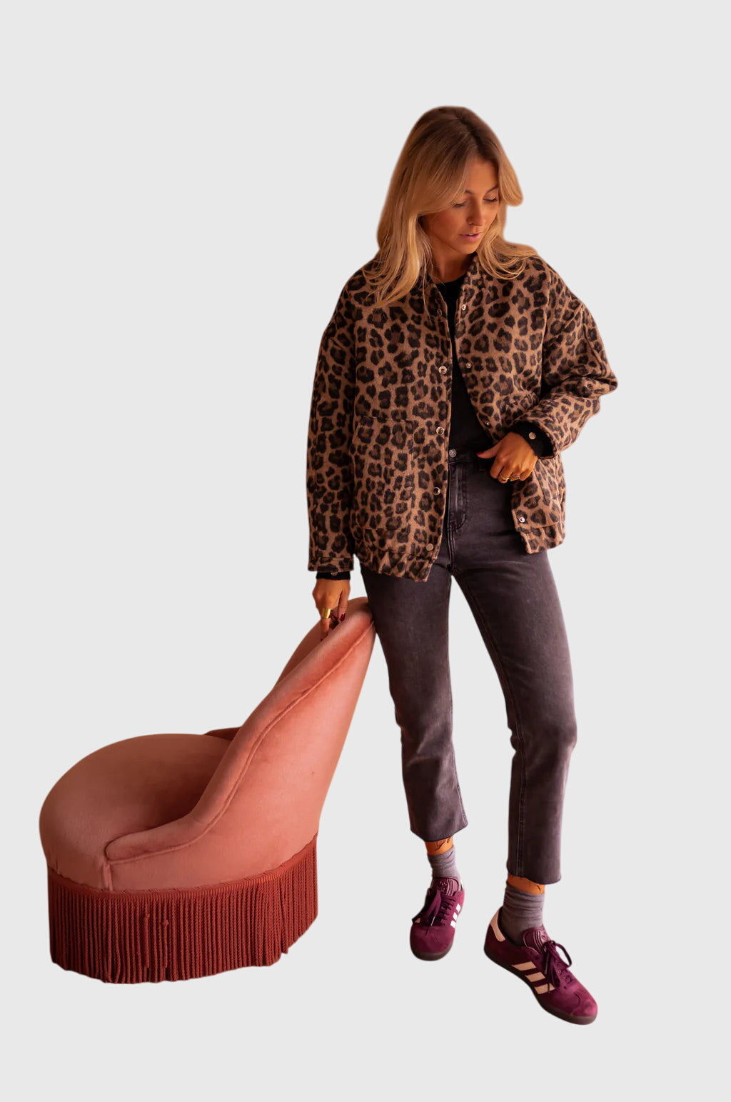 Modehus | Motetrend jakke med leopardmønster