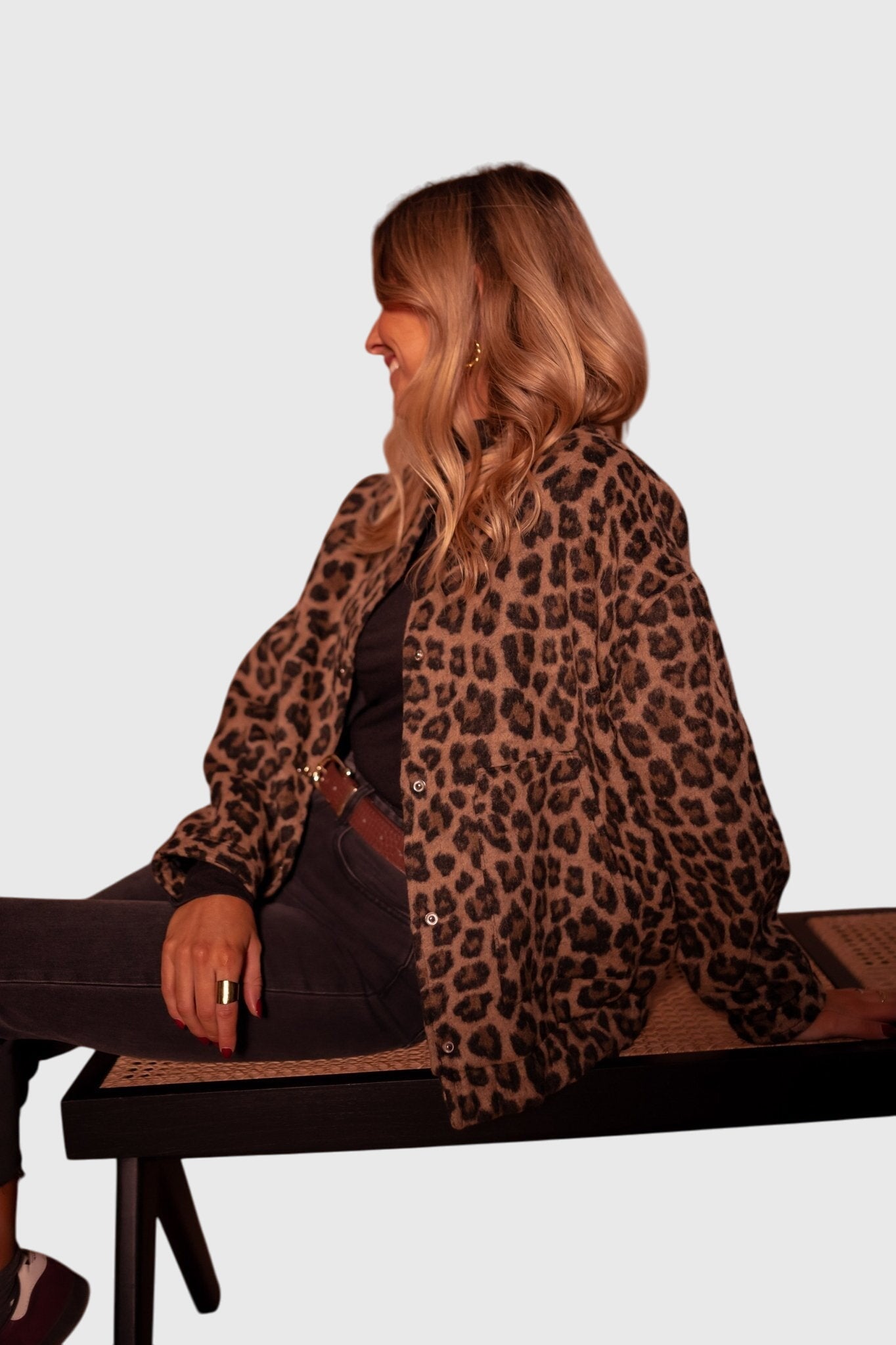 Modehus | Motetrend jakke med leopardmønster