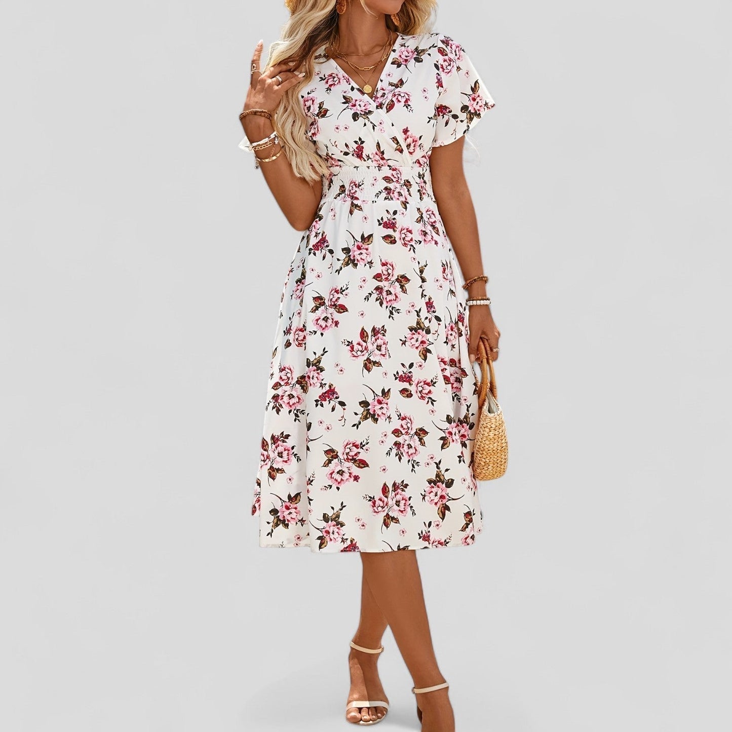 Modehus | Behagelig Sommer Midi Kjole