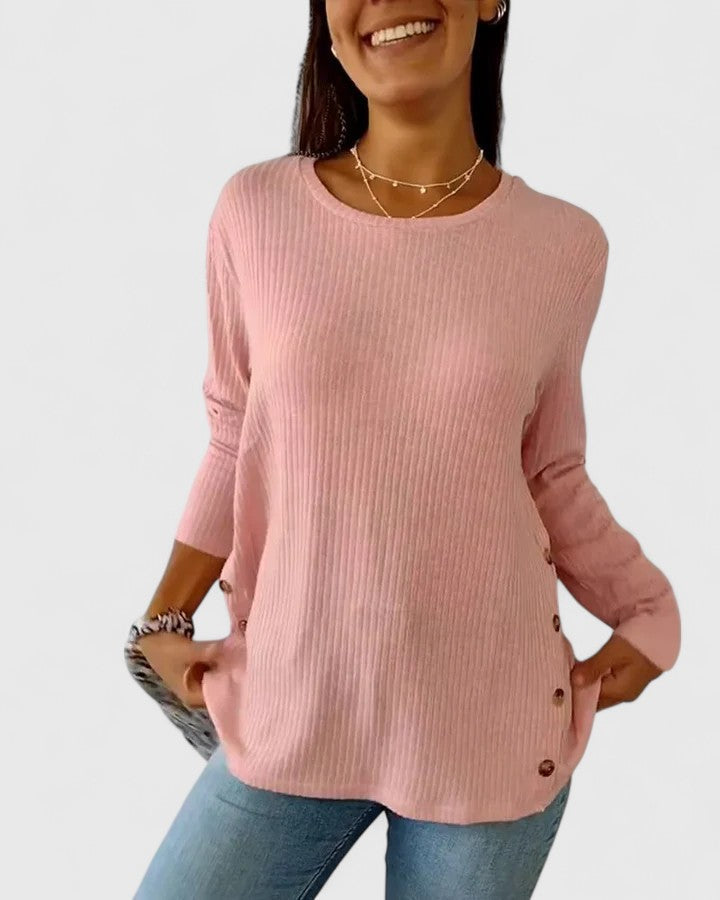 Modehus | Top Elegant med Korte Ermer