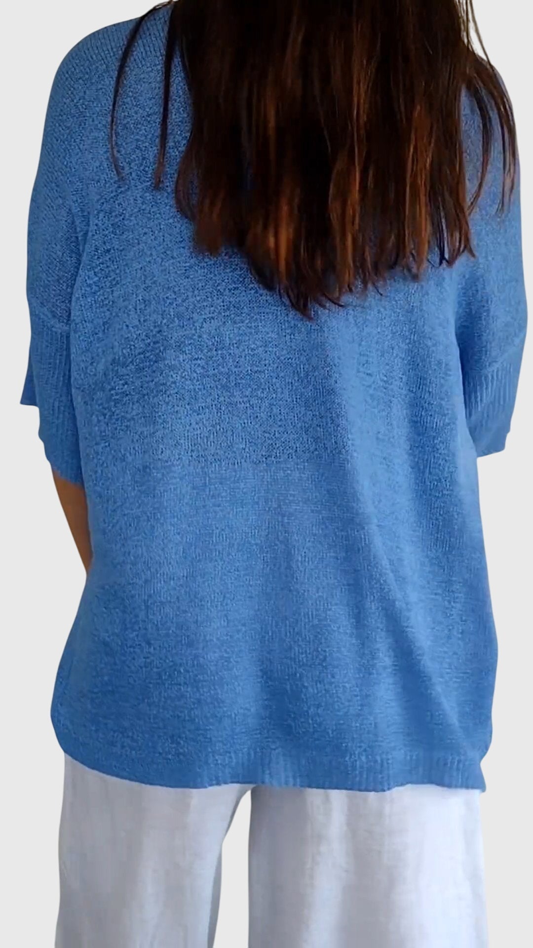 Modehus | Top Elegante med V-hals