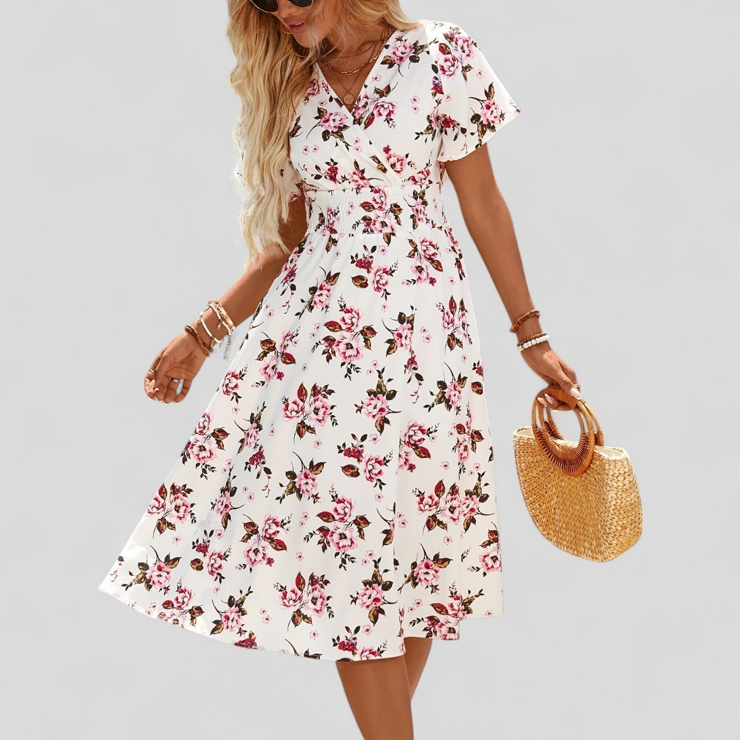 Modehus | Behagelig Sommer Midi Kjole