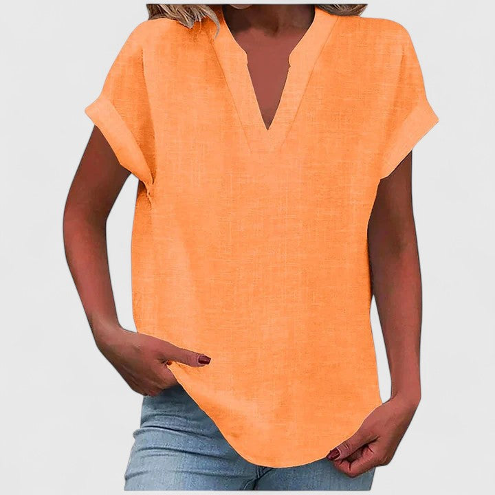 Modehus | V-Hals Bluse Komfortabel