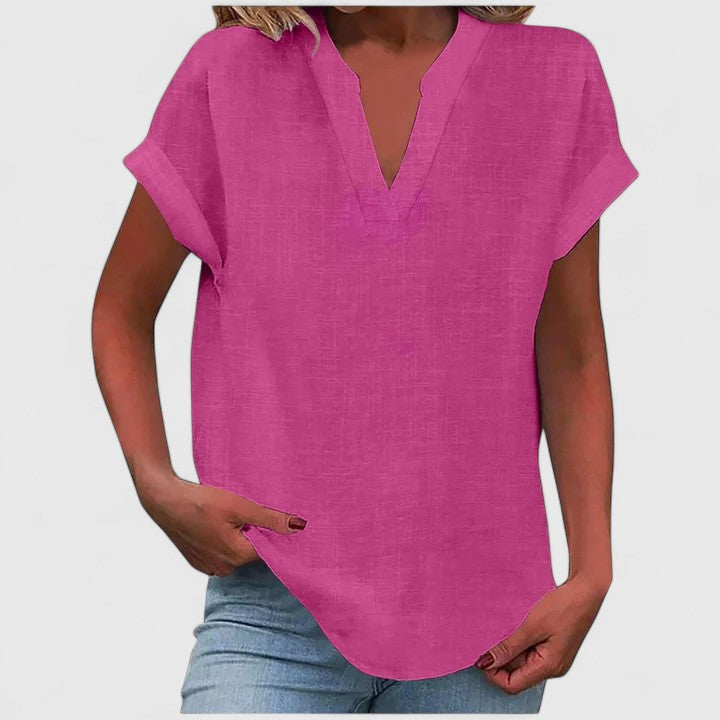 Modehus | V-Hals Bluse Komfortabel