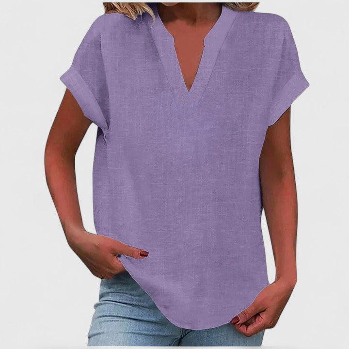 Modehus | V-Hals Bluse Komfortabel