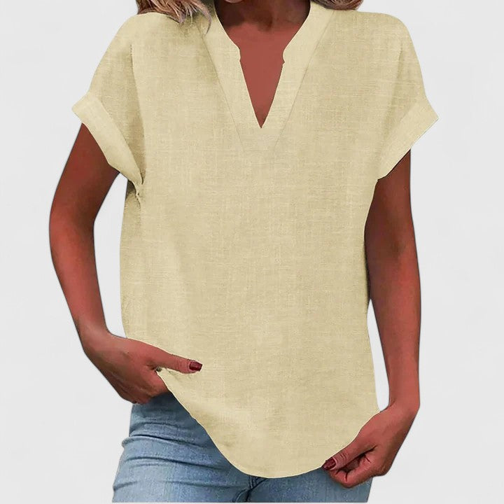 Modehus | V-Hals Bluse Komfortabel