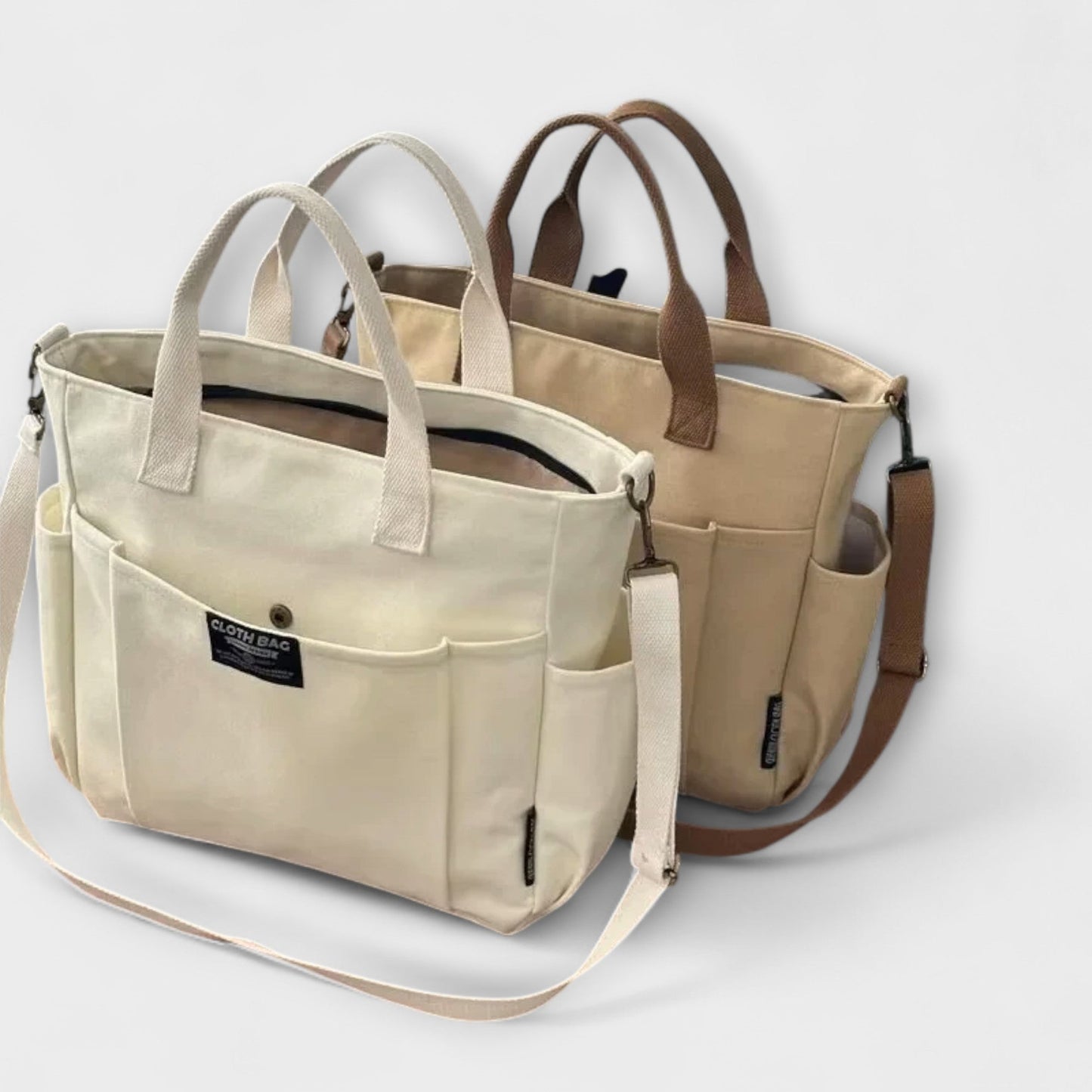 Modehus | Casa Borsa Tote i Minimalistisk Stoff