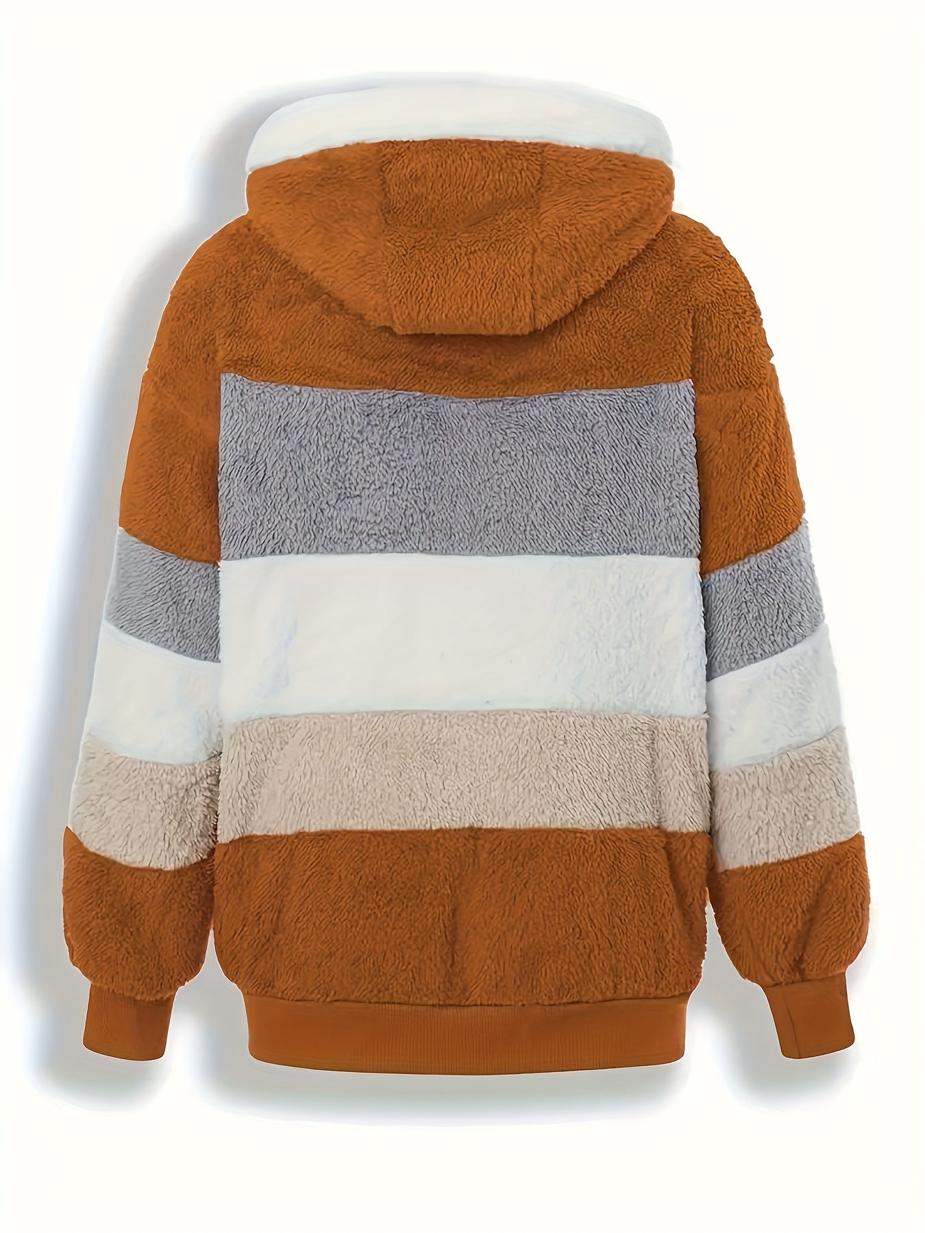Modehus | Flerfarget Pelsjakke i Myk Fleece