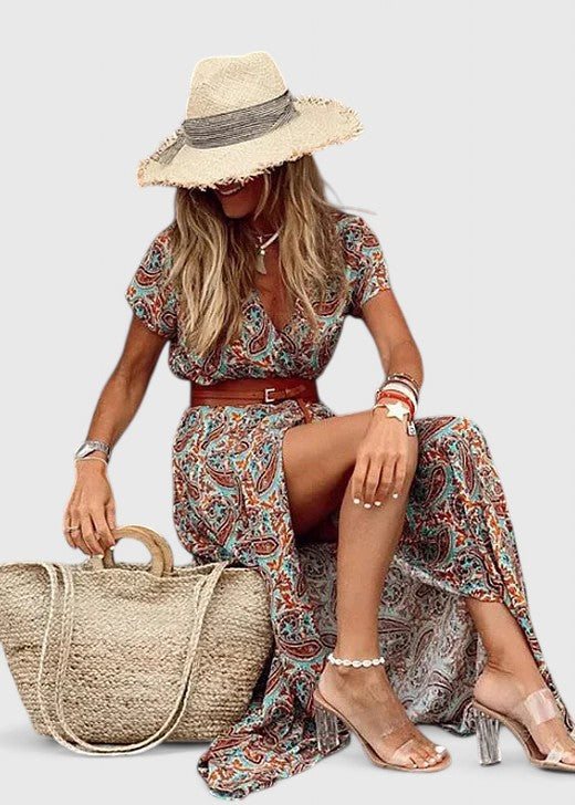 Modehus | Elegant Maxi Boho Kjole