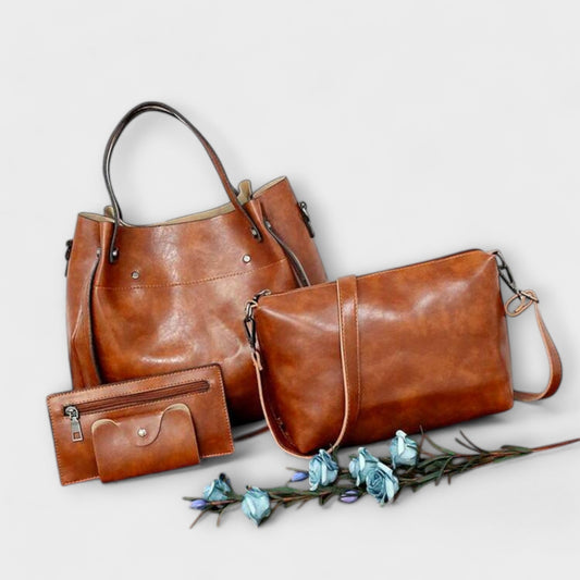 Modehus | Sett med Vintage Vesker i 4 Deler