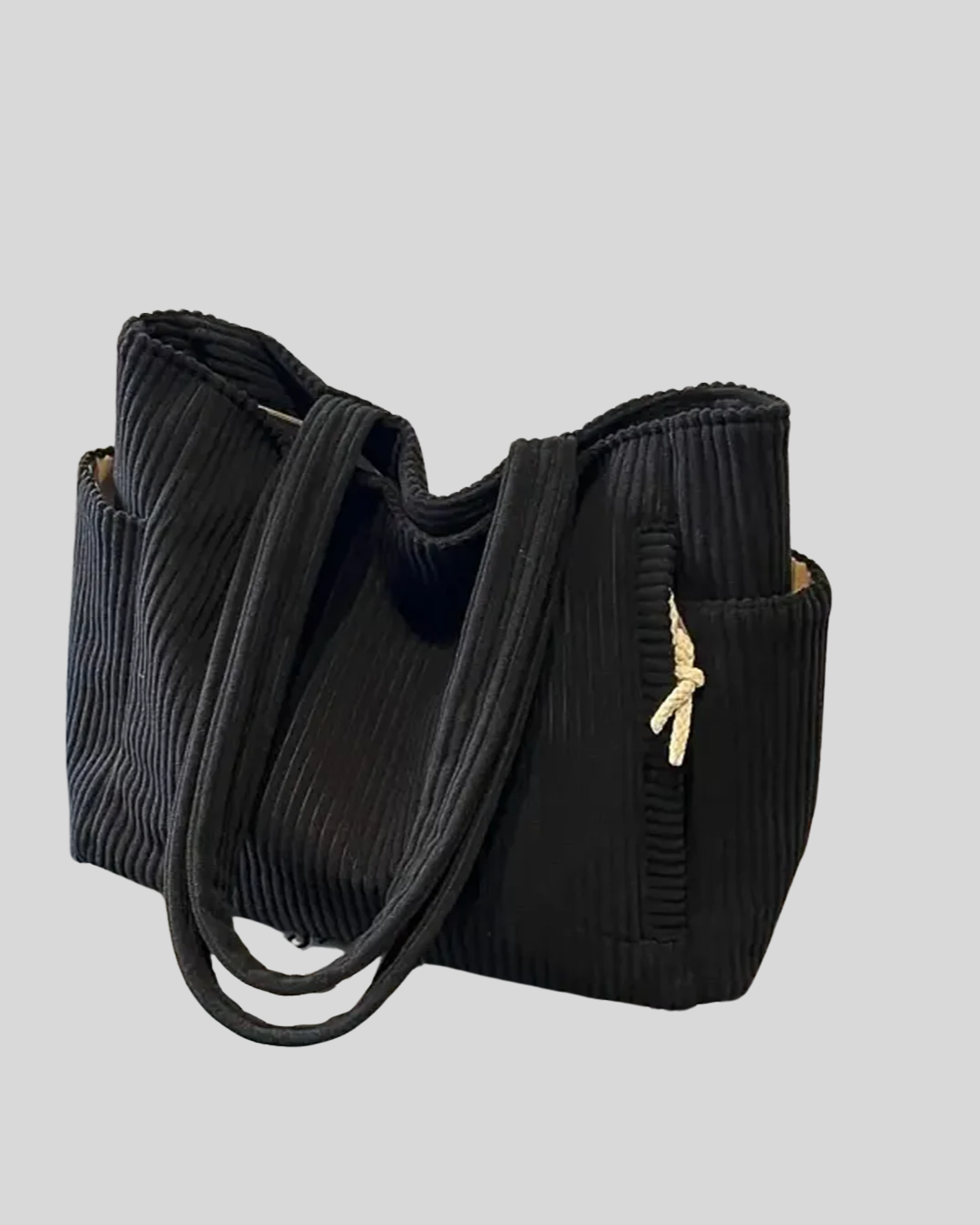 Modehus | Romslig Tote Bag med Chic Tekstur
