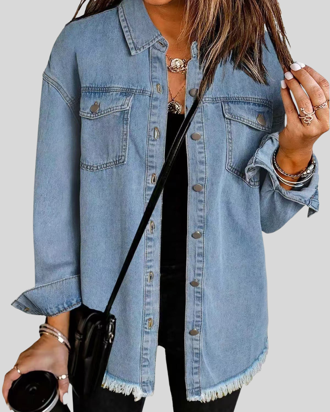 Modehus |Jakke i denim med tidløs stil