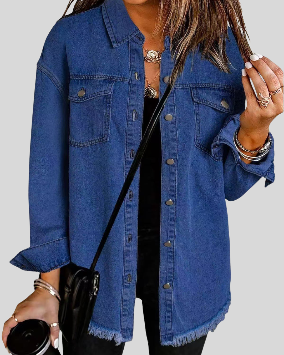 Modehus |Jakke i denim med tidløs stil