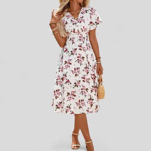 Modehus | Behagelig Sommer Midi Kjole