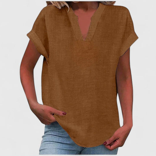 Modehus | V-Hals Bluse Komfortabel